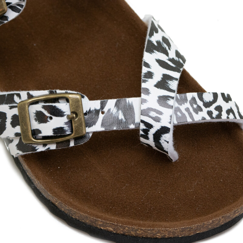 Sandalias Chill Sunday de Mujer - YF02W Camel-blanco