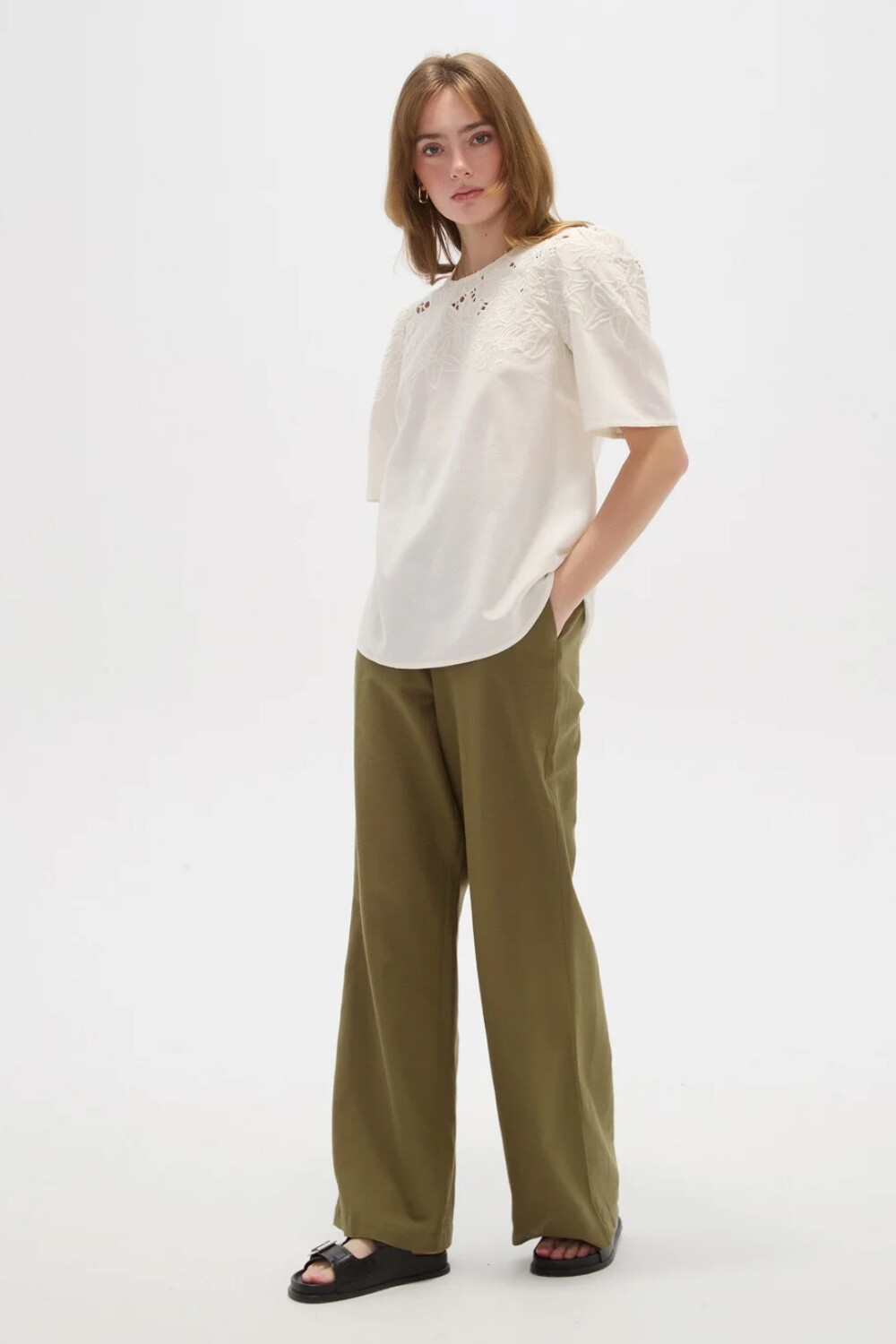 Blusa Benol Marfil / Off White