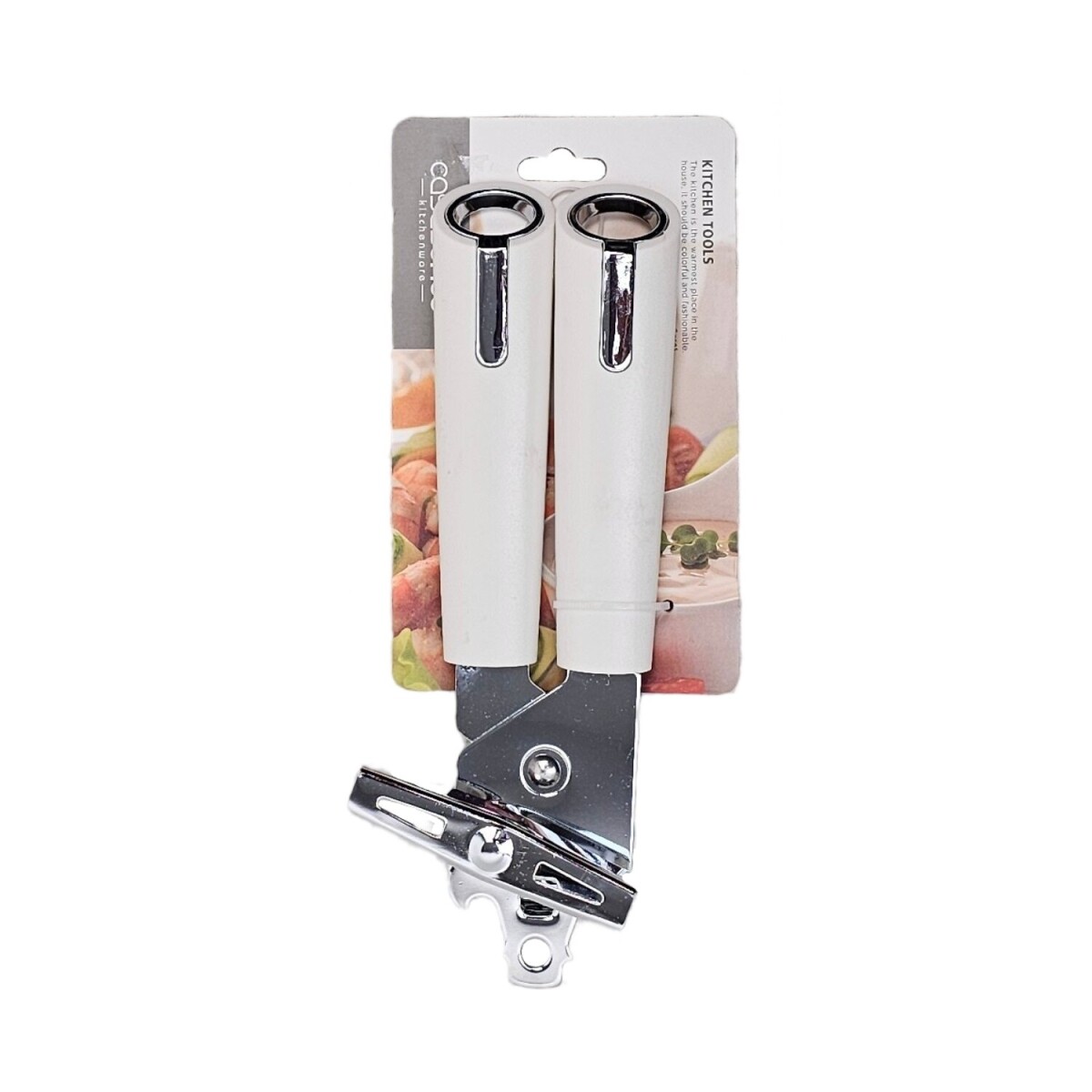 Abrelatas Manual acero inoxidable - Blanco 