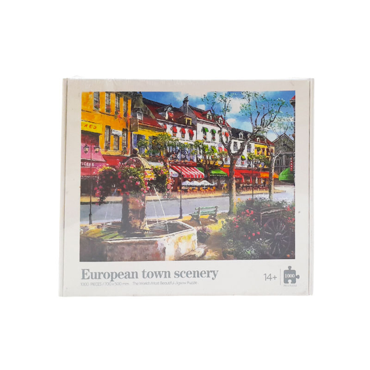 Puzzle 1000pcs Paisajes Eropeos 25.5x20x5cm 