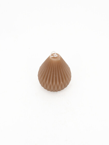 VELA FORMA GOTA TOSTADO