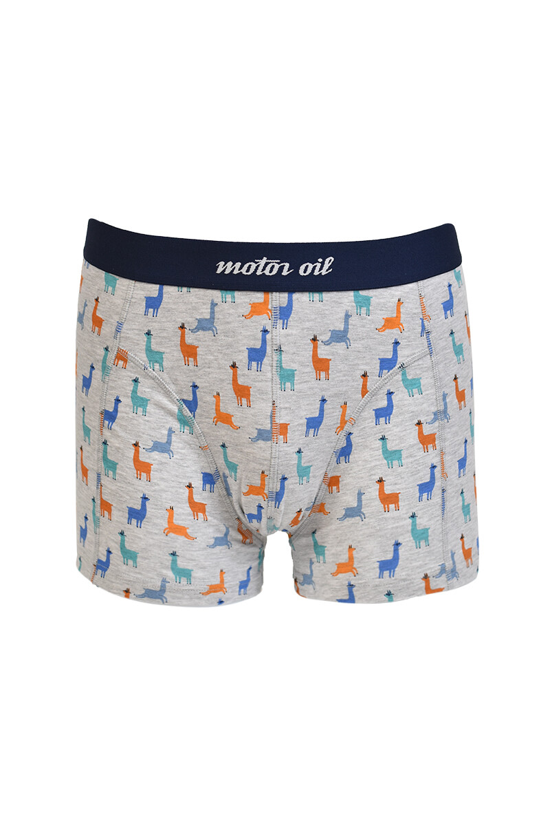 Boxer de algodón estampado - con dise�o de Llamas 