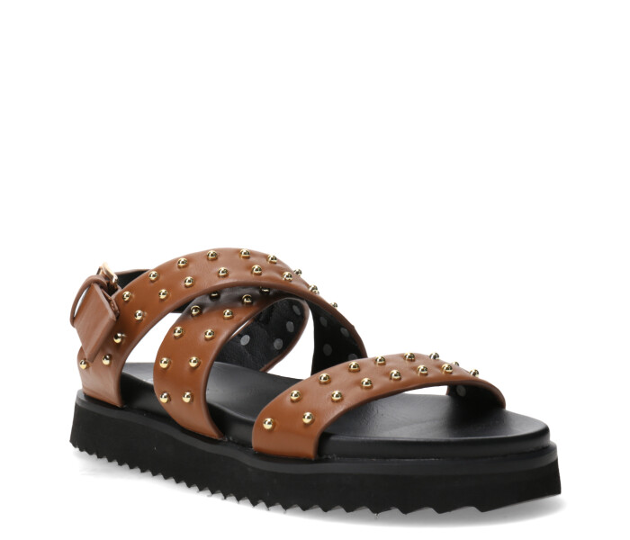 Sandalias de Niña MINI Miss Carol PELLY con tachas Tan