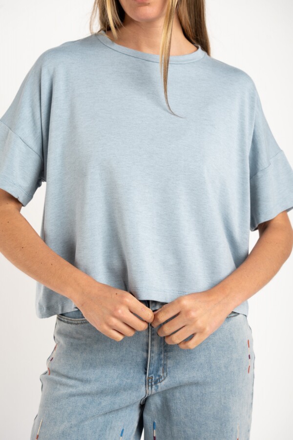 Remera Celeste