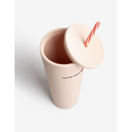 Vaso Plástico Largo Cool & Fancy Rosa Polvo