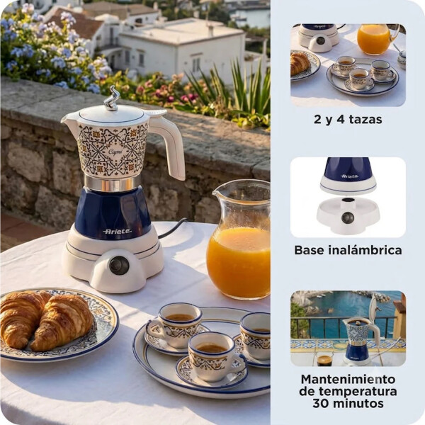 Cafetera Eléctrica Ariete Automática 1358a AZUL
