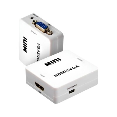Adaptador convertidor HDMI a VGA Treqa Adaptador convertidor HDMI a VGA Treqa