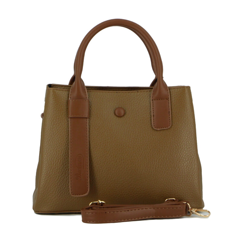 Darkness Cartera C/correa Larga Y Corta Marron