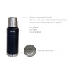 TER75 Termo De Ac. Inox. Doble Pared 750 Ml Hudson - Negro