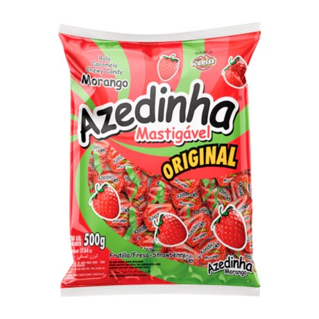 Caramelo masticable de Frutilla 500g/97u Caramelo masticable de Frutilla 500g/97u