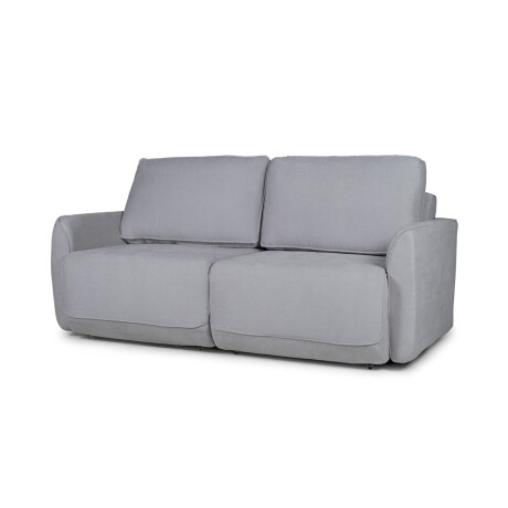 Sofá Ravena (Rebatible) - Tela Microfibra 9252 (Gris)