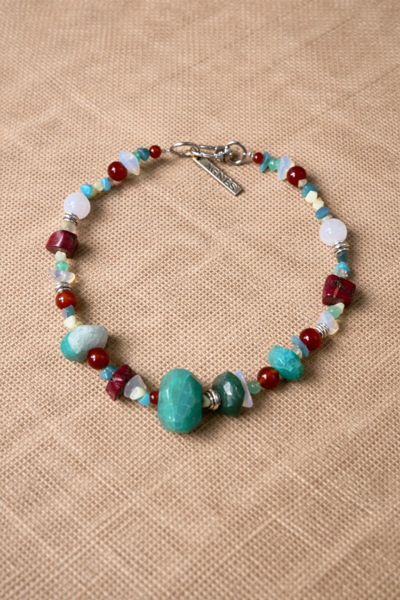 Multistone Necklace Vol 2 Verde Agua