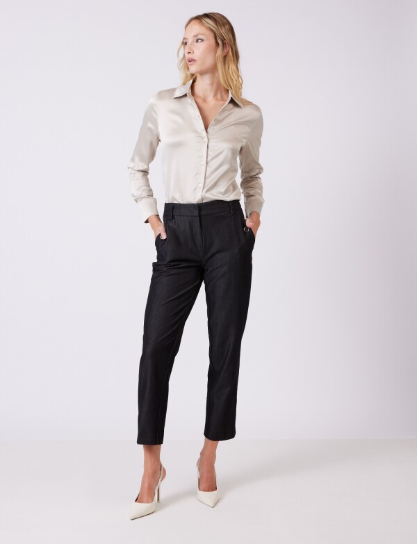 Pantalon Gabardina Ligera & Confort NEGRO