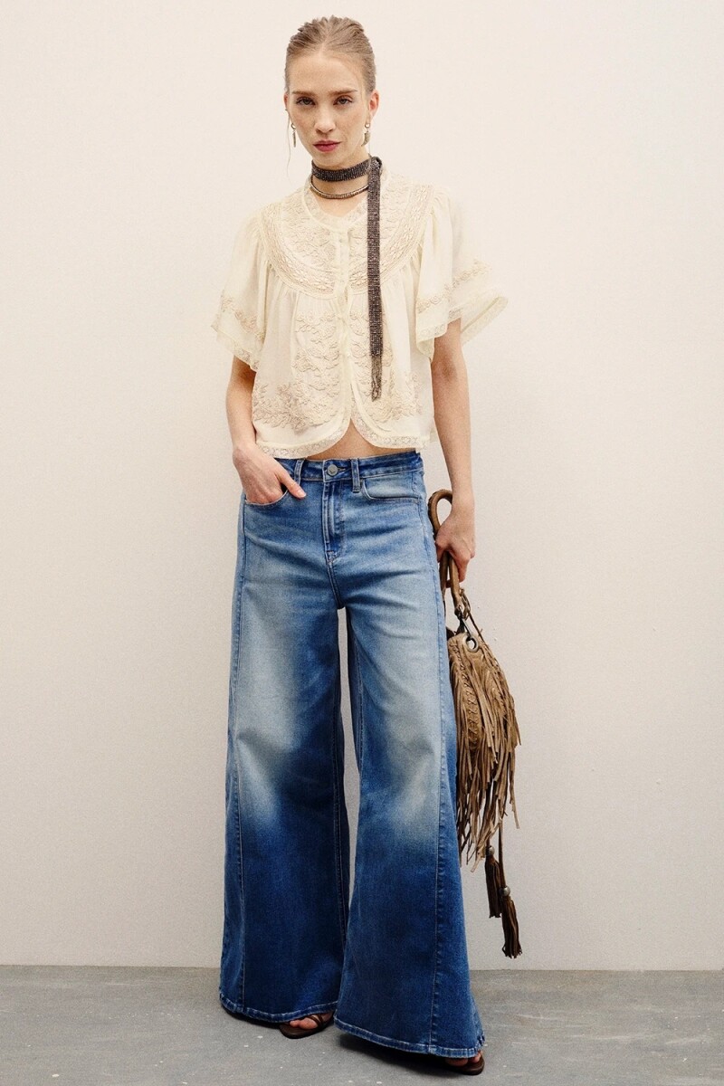 JEAN OXFORD FRANCINE Azul