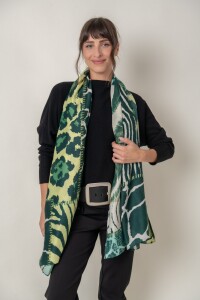 PAÑUELO MULTI PRINT Verde