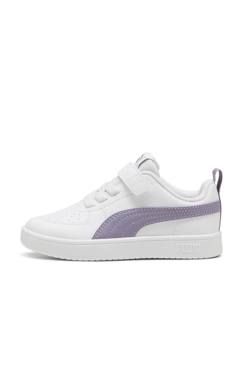 Champion Puma niño Rickie con velcro AC + PS Violeta