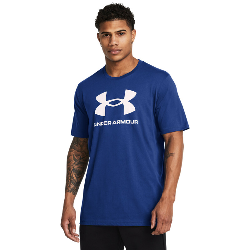 UA SPORTSTYLE LOGO UPDATE SS BLU-432