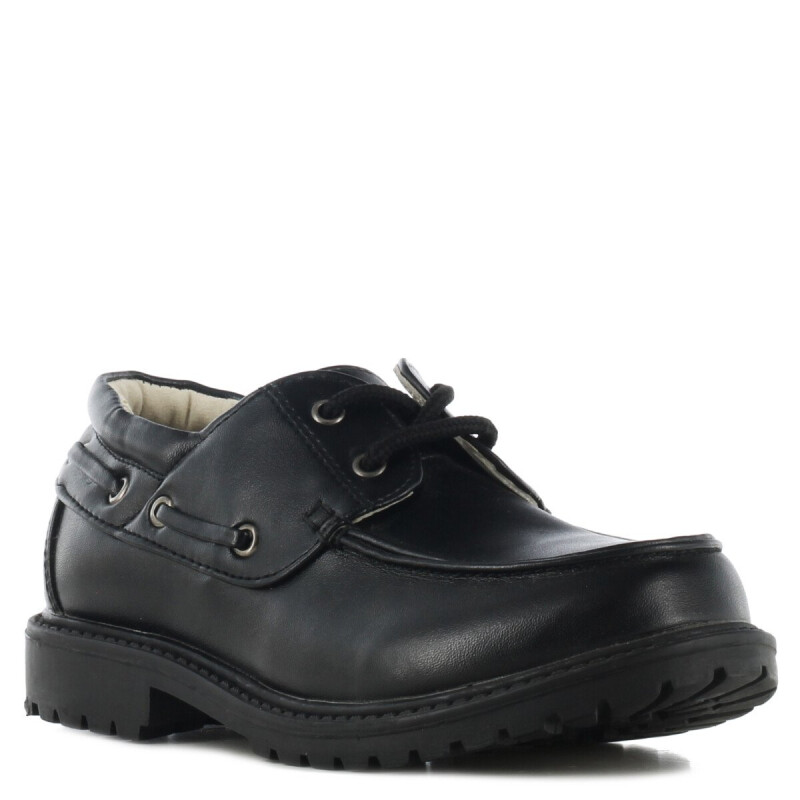 Zapatos Infantiles Croco Kids Colegial Negro