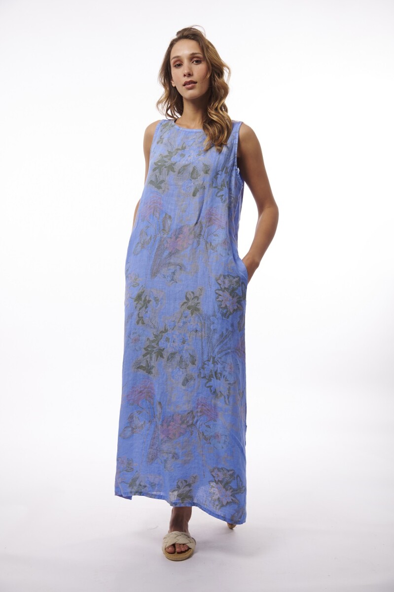 Vestido Renata - Azul 