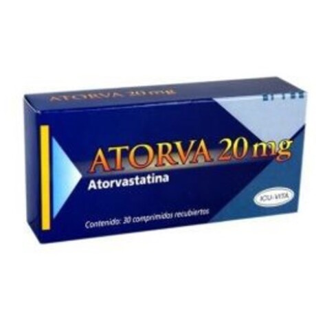 Atorva 20mg 30 COM Atorva 20mg 30 COM