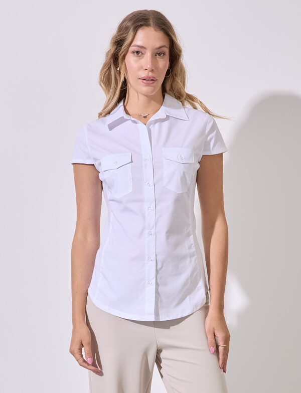 Camisa Algodón BLANCO