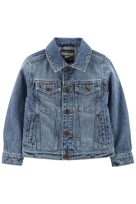 Campera jean clásica. Talles 2-5T Sin color