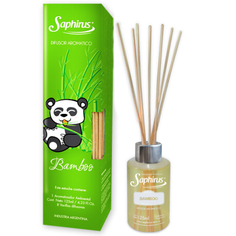 Difusor de Aromático Bamboo con Varillas Difusoras SAPHIRUS Difusor de Aromático Bamboo con Varillas Difusoras SAPHIRUS