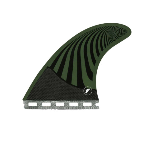 Quilla Futures Pyzel Medium Green/Red