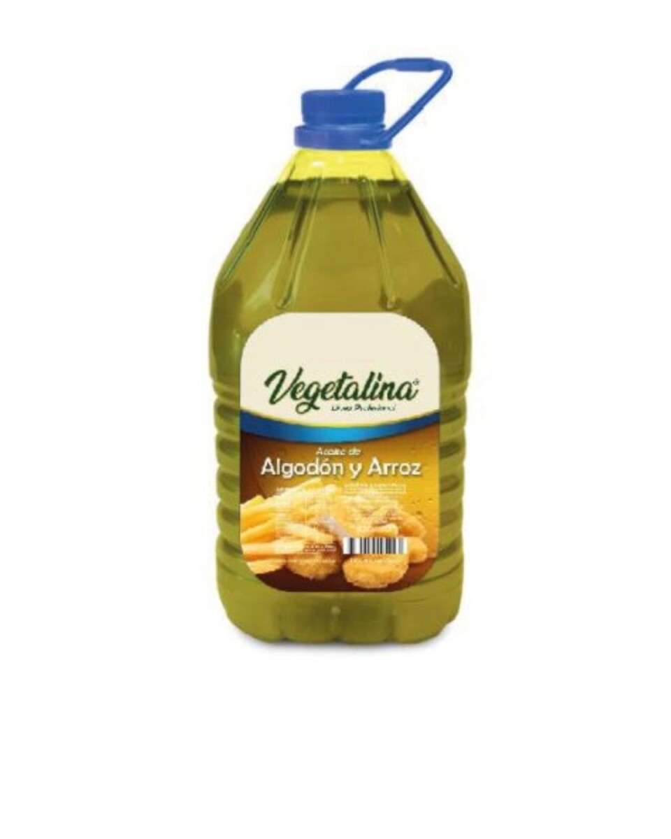 ACEITE DE ARROZ Y ALGODÓN VEGETALINA 5LT 