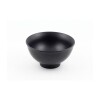 BOWL MELAMINA NEGRO 11X5.5CM Unica