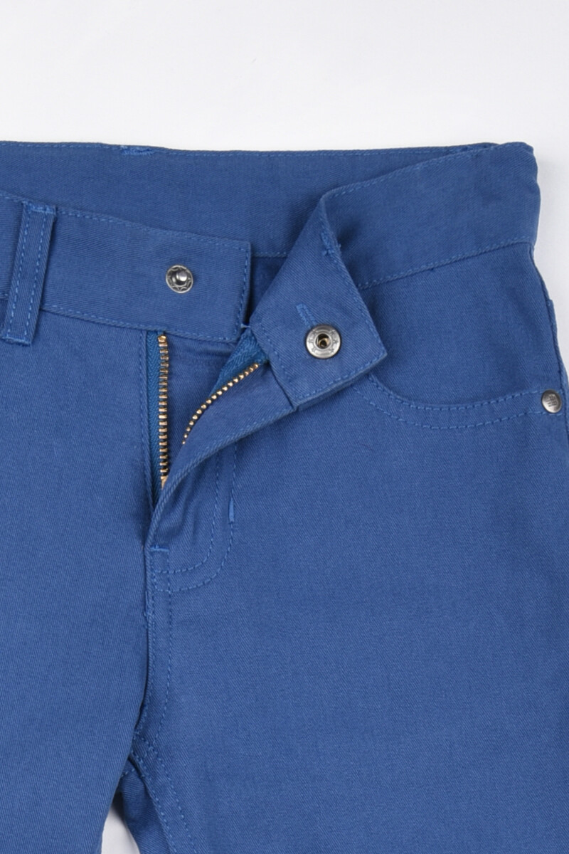Pantalón 5 bolsillos- Talle 10 al 16 Azul
