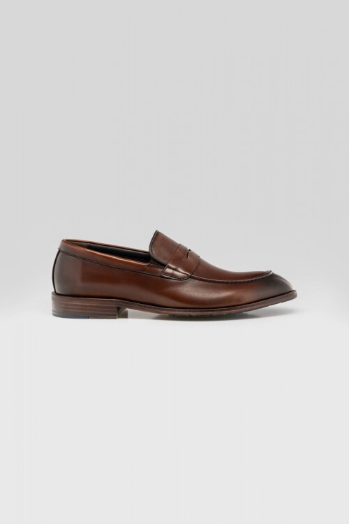 Mocasin Cuero Marron