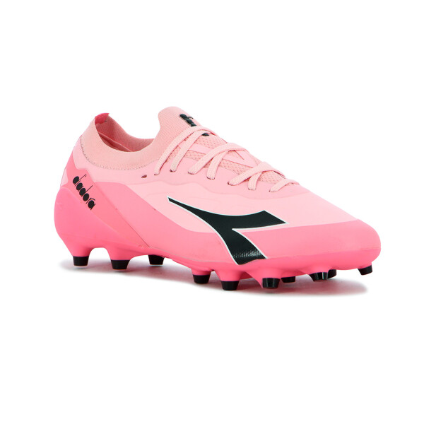 Zapato Fútbol Drop Md Diadora Hombre Rosado-negro