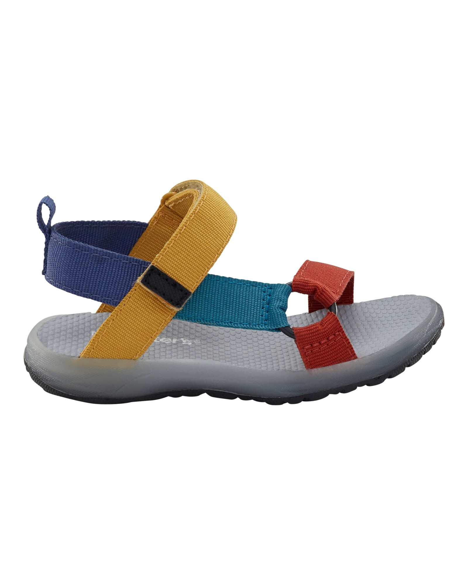 Sandalias con luces, diseño colorblock Sandalias con luces, diseño colorblock