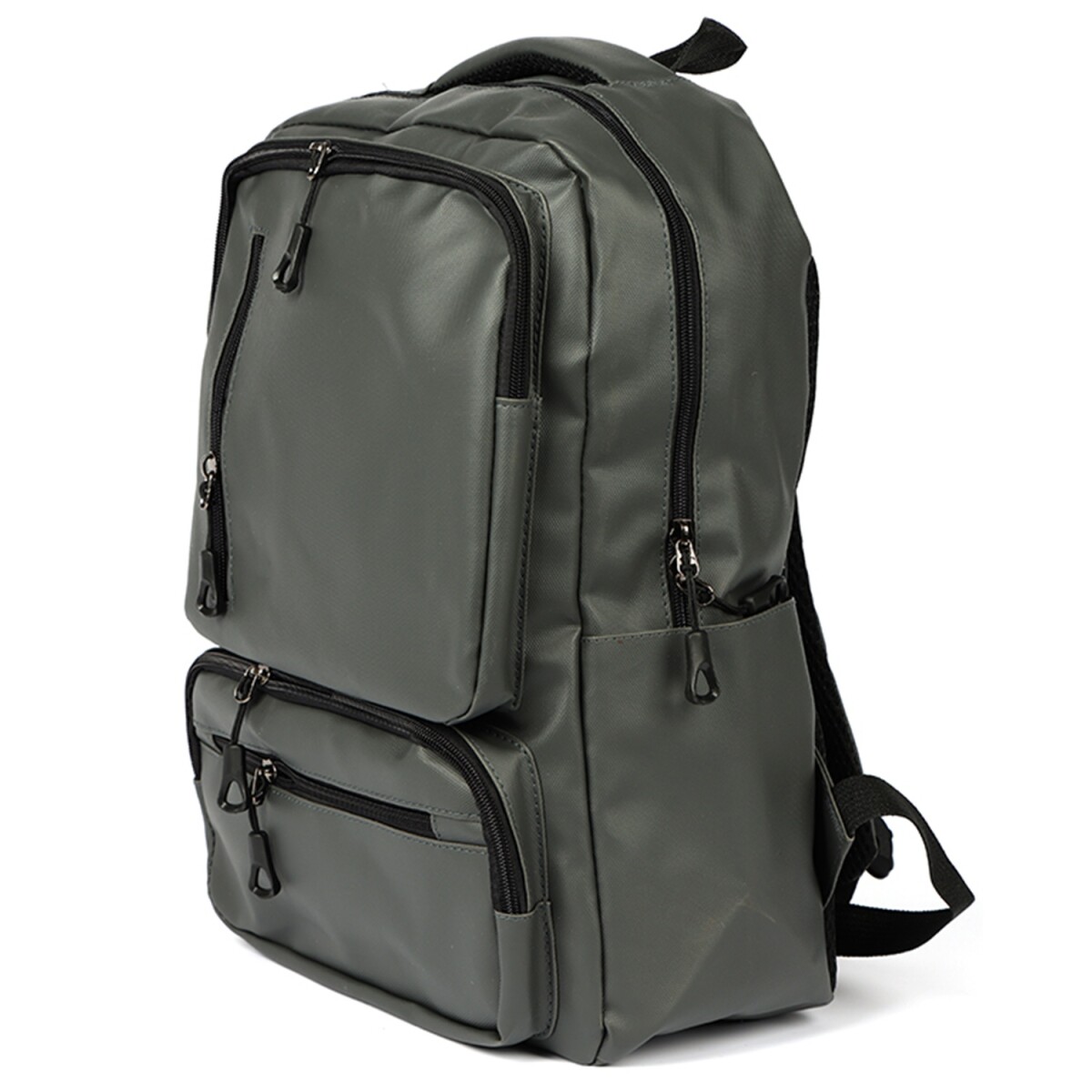 Mochila Urbana Clásica con Múltiples Bolsillos Canva - Liso 