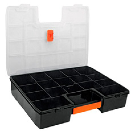 CAJA ORGANIZADORA 17 COMP 37X30X7CM.C/SEGURO TRUPER ORG-17X N/a