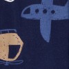 Enterito Carters Con medias y gorro - Primer Muda NB Aviones Azul