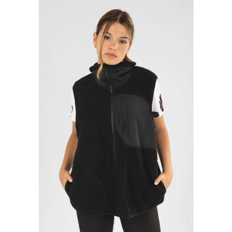 Chaleco sherpa Negro