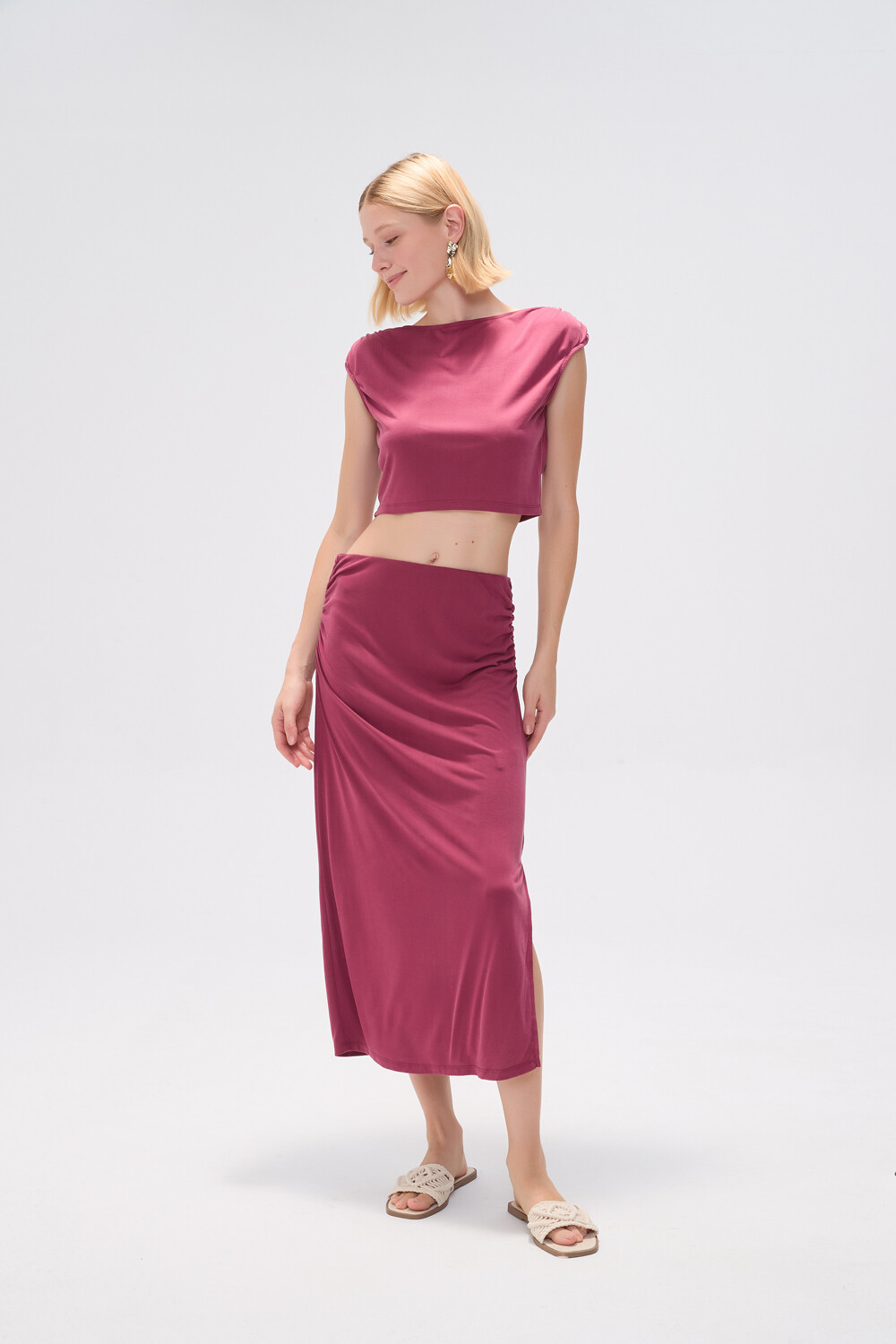 Tops Calun Bordeaux Claro