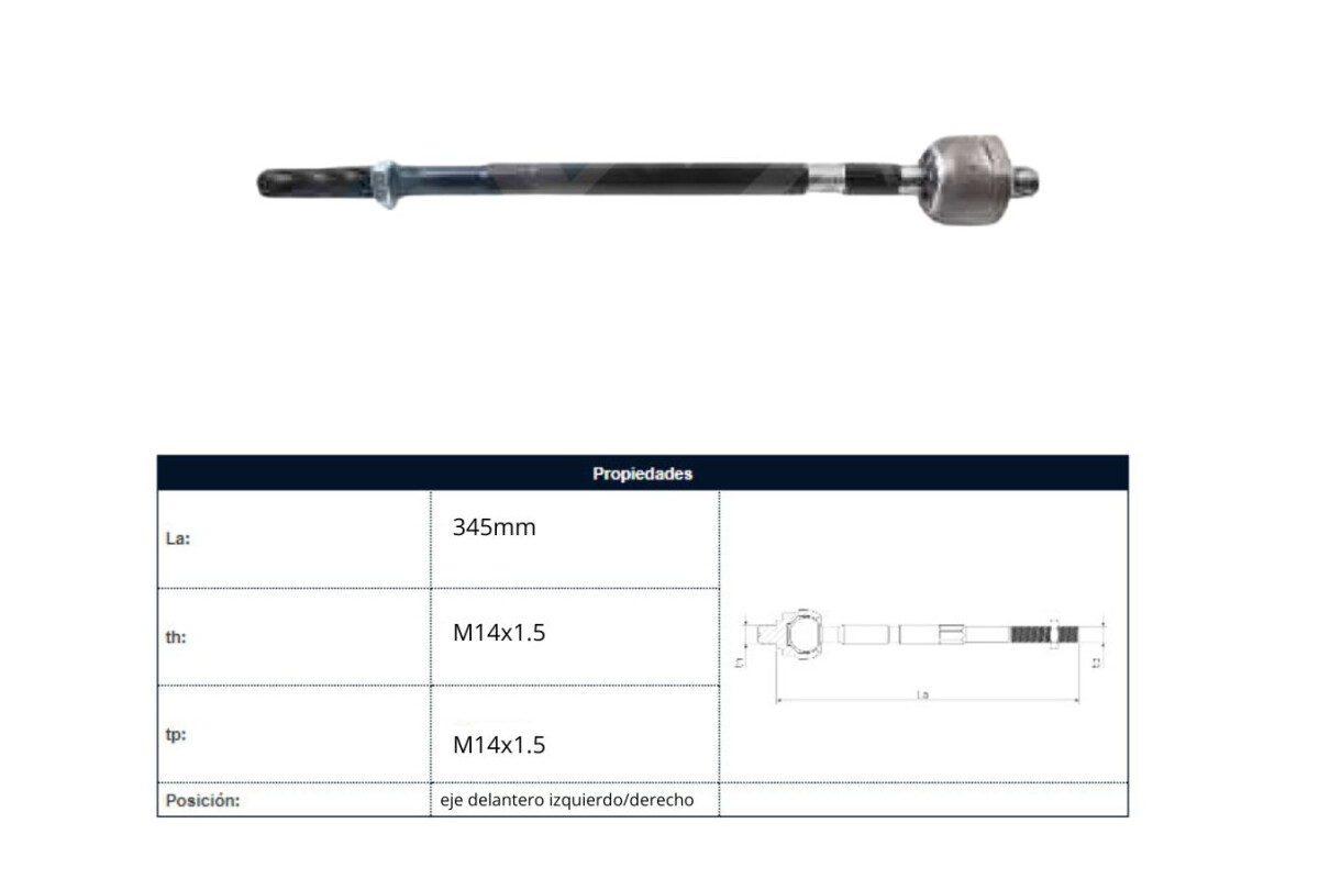 Mate Ford Focus 05-09 Der/Izq Mate Ford Focus 05-09 Der/Izq