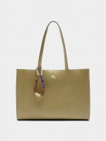 Bolso Shopper Con Colgante crudo
