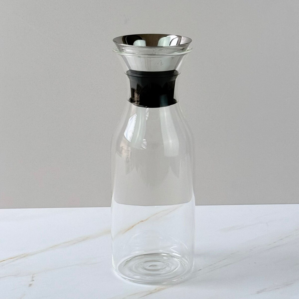 Jarra Botella De Vidrio 1L Tapa Metálica 