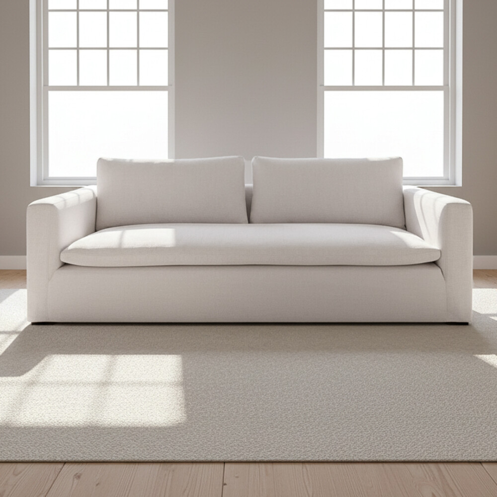 SOFÁ 3 CUERPOS TELA NATURAL-BEIGE NUNU NATURAL