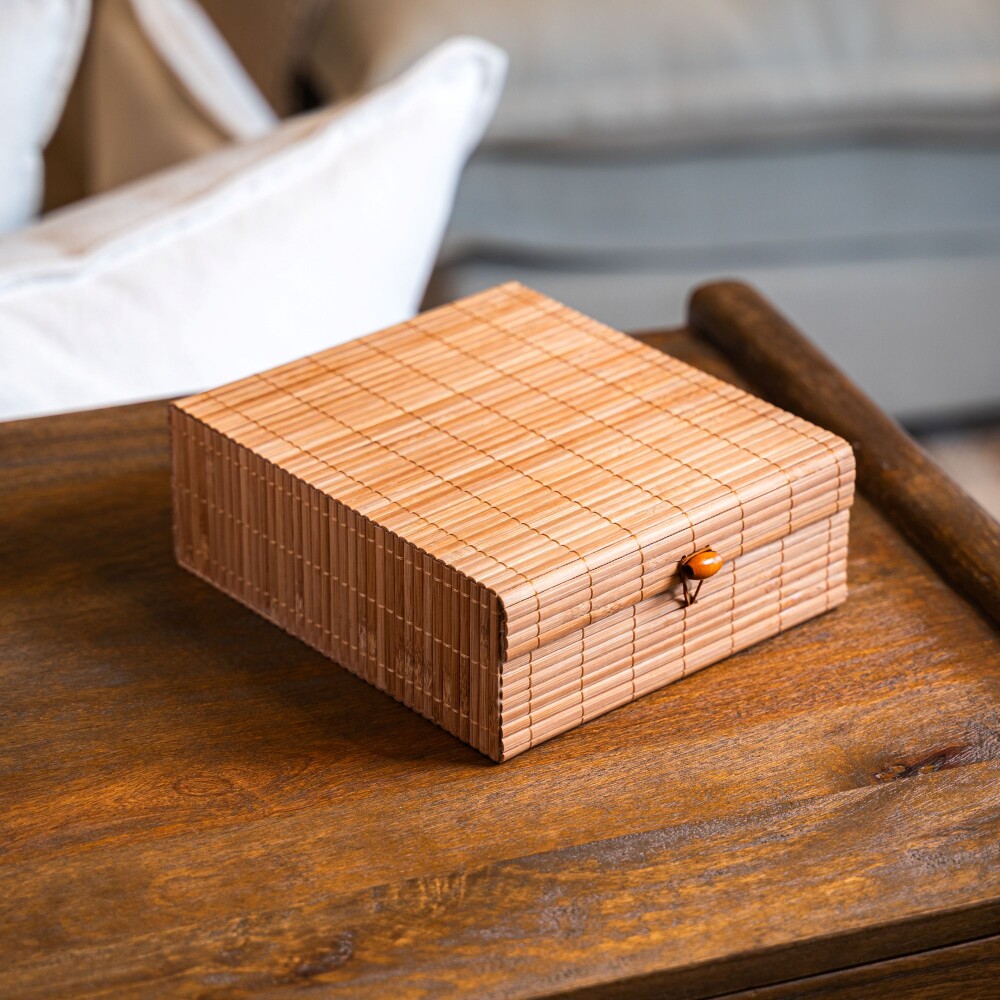 Set 3 cajas bambú Set 3 cajas bambú