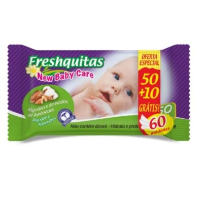 Toallitas Húmedas Freshquitas X50 + 10 DE REGALO