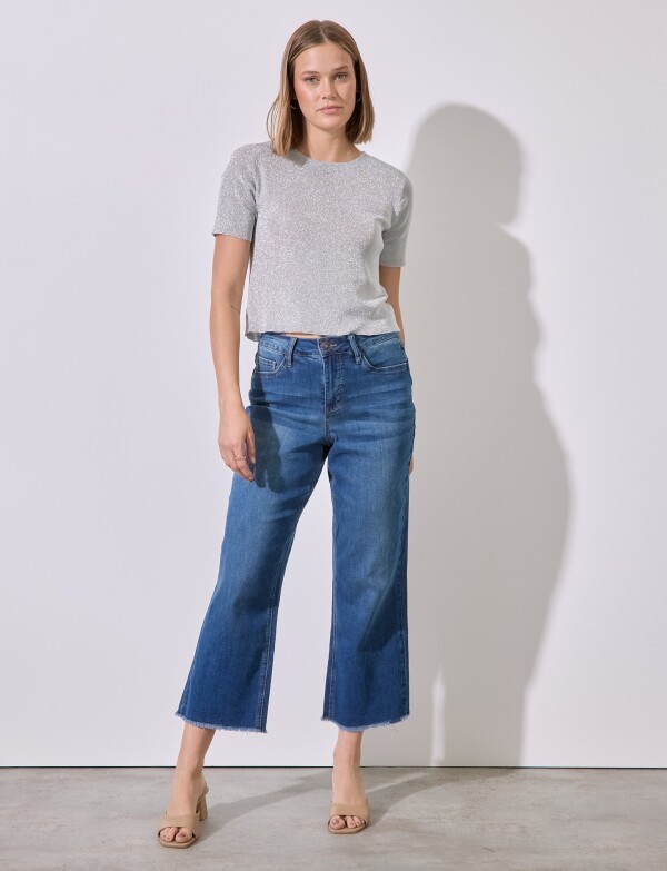 Jean Wide Crop JEAN