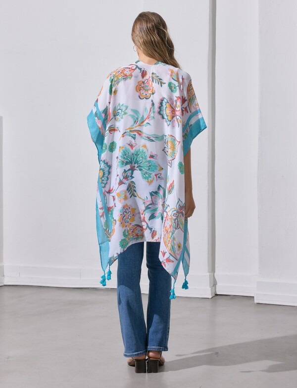 Kimono Print BLANCO/MULTI