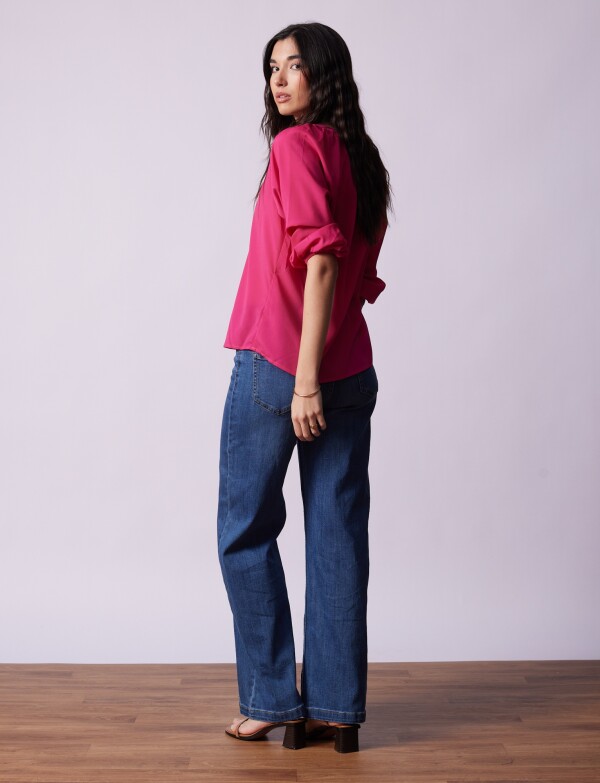 Blusa Gasa FUCSIA