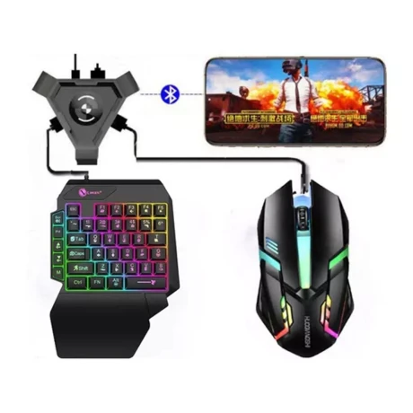 Combo gamer teclado y mouse para celular V01