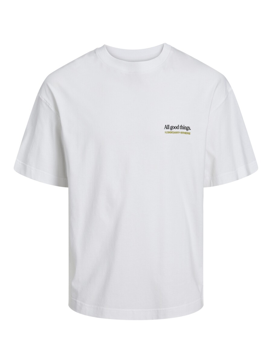Camiseta Baxter Gráfica - Bright White 